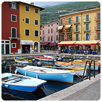 Brenzone am Gardasee Hafen, Brenzone, Gardasee