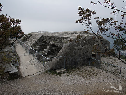 Bunker Festung Riva, Sperrwerk Monte Brione, Gardasee, Italien