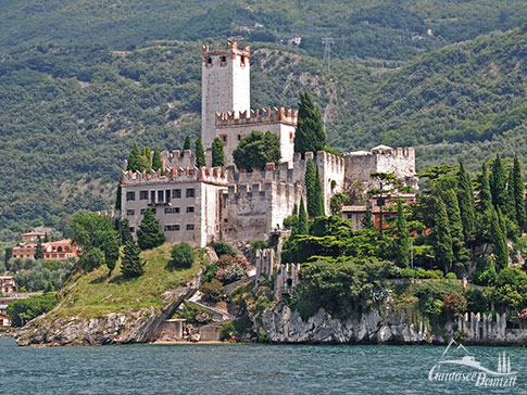 Burg Castello di Macesine, Gardasee Ostufer, Italien