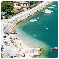 Gardasee, Strand, Italien