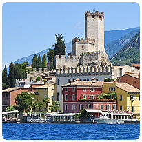 Gardasee, burg, Riva del Garda