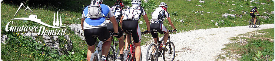 Radfahrer, Gardasee Radfahrer, Gardasee