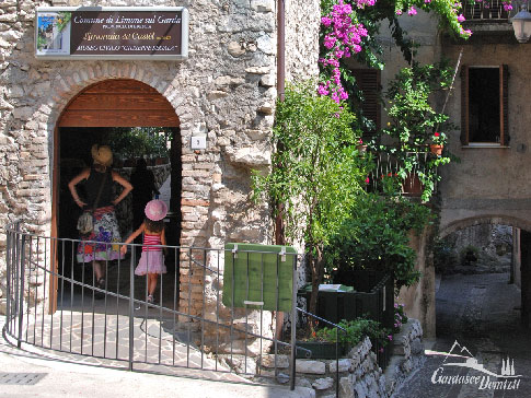 Zitronenmuseum der Limonaia del Castel in Limone sul Garda am Gardasee, Italien