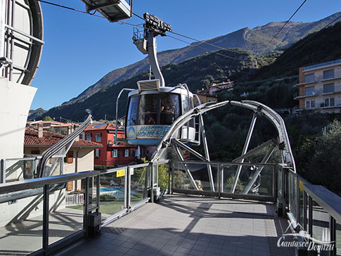 Seilbahn, Malcesine, Gardasee, Italien