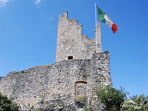 Turm, Burg, Castello di Arco, Arco, Lago di Garda, Gardasee, Italien