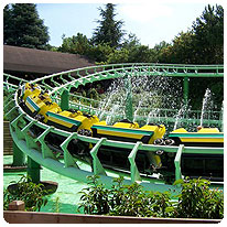 Für Wagemutige: die Achterbahnen im Gardaland Achterbahn, Freizeitpark, Gardaland