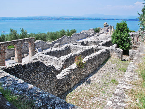 Ausgrabungsstätte Grotten des Catull in Sirmione am Gardasee, Italien