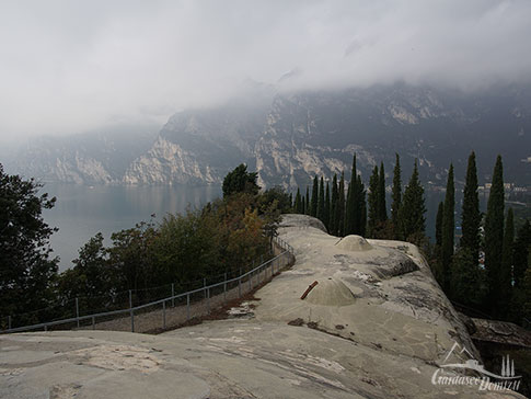 Bunker des Sperrwerks Monte Brione, Gardasee, Italien