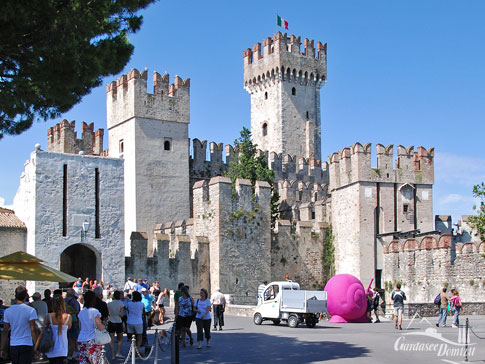 Burg von Sirmione am Gardasee, Italien