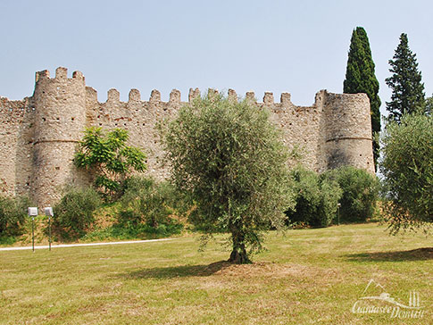 Castello di Moniga, Moniga del Garda am Gardasee, Italien