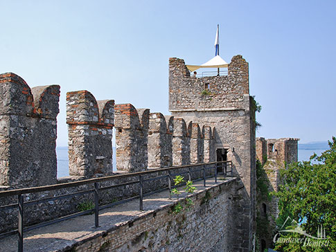 Burg, Castello, Torri del Benaco, Gardasee, Italien