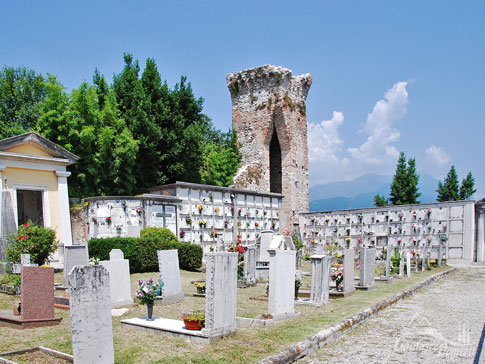 Burg Castello, San Felice del Benaco, Gardasee, Italien