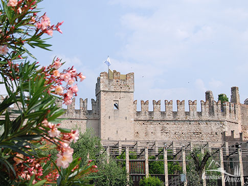 Die Limonaie des Museums in der Burg von Torri del Benaco am Gardasee
