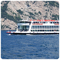 Fähre am Gardasee Faehre, Gardasee