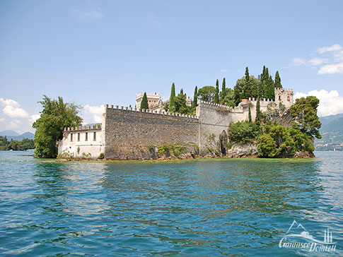 Die traumhafte Insel Isola del Garda, Gardasee, Italien