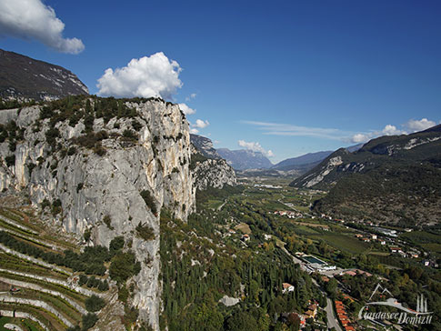 Castello di Arco, Kletterwand, Sarcatal, Italien