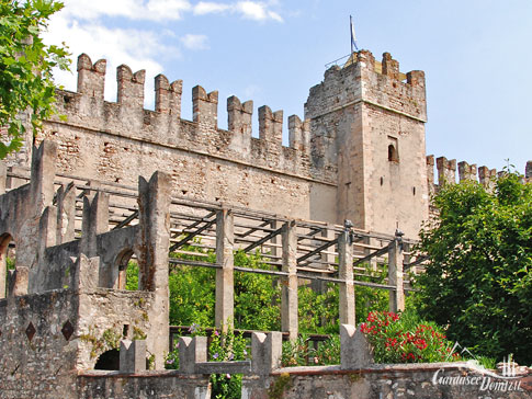 Limonaia des Castello di Torri del Benaco, Gardasee, Italien