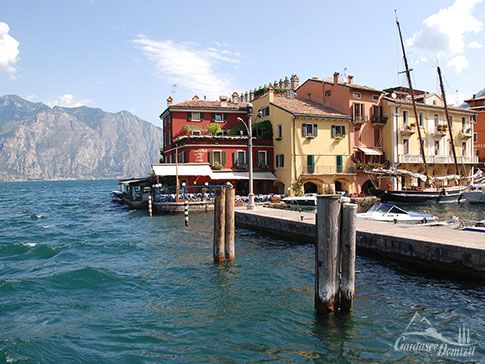 Hafen, Porto, Malcesine, Gardasee, Italien