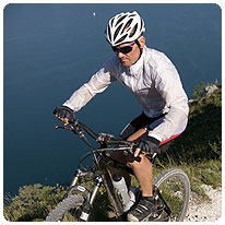 Mountainbiker am Gardasee Mountainbiker, Gardasee