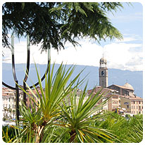 Blick über Salò Salò, Gardasee