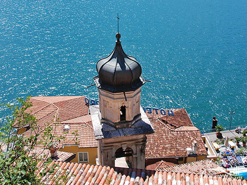 Pestkapelle San Rocco, Limone sul Garda, Gardasee, Italien