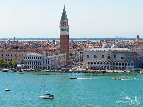 Venedig - Blick auf San Marco und den Campanile, Italien