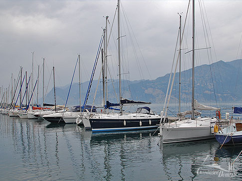 Segelyacht, Marina, Gardasee, Italien
