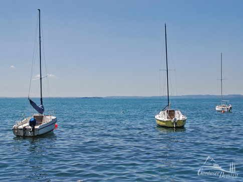 Segelboote, Gardasee, Italien