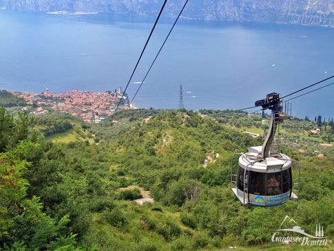 Seilbahn Funivia Malcesine - Monte Baldo, Gardasee, Italien