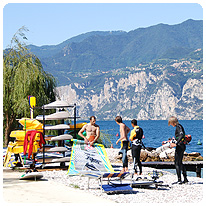 Surfer am Gardasee Surfer, Gardasee