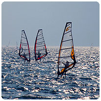 Surfer am Gardasee Surfer, Gardasee