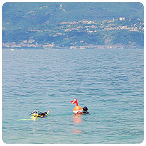 Riesiges Tauchrevier Gardasee Taucher, Gardasee