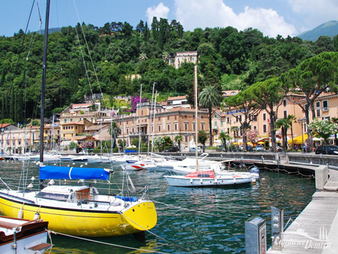 Promenade von Toscolano-Maderno, Gardasee, Italien