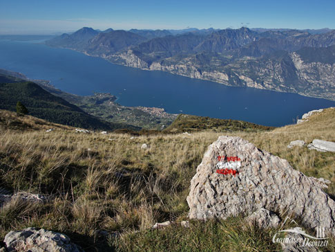 Wanderweg Monte Baldo, Gardasee, Italien